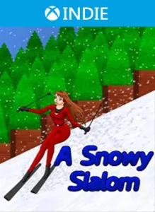 A Snowy Slalom